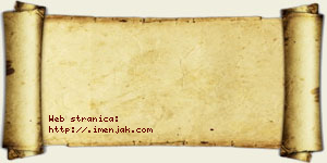 Sandra Stojmenović vizit kartica