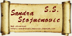 Sandra Stojmenović vizit kartica